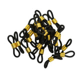 Maxbell 90pcs Rubber Ends Retainer Connector Holder for Eyeglass Chain DIY Findings