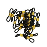Maxbell 90pcs Rubber Ends Retainer Connector Holder for Eyeglass Chain DIY Findings