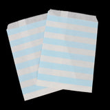 12Pcs Blue Stripe Wedding Luncheon Napkins Serviettes Tableware Party Supply