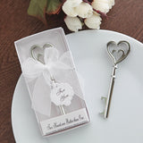 Maxbell Double Hearts Key Pattern Beer Pop Can Opener Wedding Party Accessory