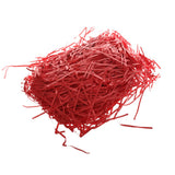 60g Shredded Cut Tissue Paper Gift Wrapping Basket Filler Packaging Red