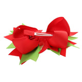 Maxbell Xmas Hat Boutique Bow Ribbon Hair Bow Clips for Women Toddlers Kids Baby Girls