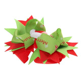 Maxbell Xmas Hat Boutique Bow Ribbon Hair Bow Clips for Women Toddlers Kids Baby Girls