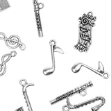 Maxbell Pack of 14 Vintage Musical Instrument Charms Pendants DIY Jewelry Making Craft