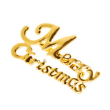 Maxbell Women Jewelry Party Merry Christmas Letter Clothing Accessories Brooch Pins