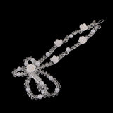 Maxbell Wedding Bridal Crystal Pearl Flower Hair Clip Headpiece Hair Accessories