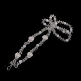 Maxbell Wedding Bridal Crystal Pearl Flower Hair Clip Headpiece Hair Accessories
