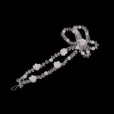 Maxbell Wedding Bridal Crystal Pearl Flower Hair Clip Headpiece Hair Accessories