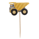 Maxbell 24pcs Stylish Wedding Birthday Baking Supply Car Model Cake Decor Inserted Card