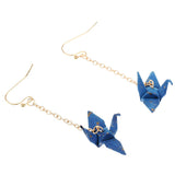 Maxbell Women Jewelry Stud Earings Papercranes Clasp Ear Hook Drop Dangle Earrings