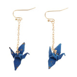 Maxbell Women Jewelry Stud Earings Papercranes Clasp Ear Hook Drop Dangle Earrings