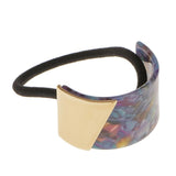 Simple Semicircle Leopard Print Elastic Hair Band Pony Holder Accessory1