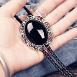 Maxbell Classic Rhinestone Bolo Tie Shirt PoirotTie Korean Suit Gentleman Bow Ties for Party