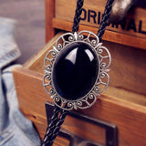 Maxbell Classic Rhinestone Bolo Tie Shirt PoirotTie Korean Suit Gentleman Bow Ties for Party