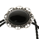 Maxbell Classic Rhinestone Bolo Tie Shirt PoirotTie Korean Suit Gentleman Bow Ties for Party