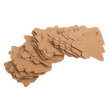 Pack Of 50 Brown Kraft Wedding Christmas Tree Gift Card Luggage Paper Hang Tags