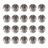 Maxbell 20Pcs Jewelry DIY Accessories Twelve Constellations Aquarius Round Pendants