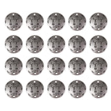 Maxbell 20Pcs Jewelry DIY Accessories Twelve Constellations Libra Round Pendants