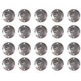 Maxbell 20Pcs Jewelry DIY Accessories Twelve Constellations Pisces Round Pendants