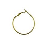 Maxbell 20pcs Fashion Lady Women Gold Copper Round Large Hoop Huggie Loop Earrings