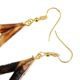 Maxbell Fashion Bamboo Earrings Big Water Drop Hook Earrings Jewelry for Women Girls