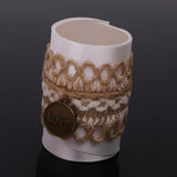 Maxbell Wedding Feast Brown Napkin Rings Serviette Holder Dinner Table Party Favor
