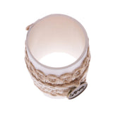 Maxbell Wedding Feast Brown Napkin Rings Serviette Holder Dinner Table Party Favor