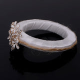 Maxbell Wedding Feast Crystal Napkin Rings Serviette Holder Dinner Table Party Decor