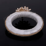 Maxbell Wedding Feast Crystal Napkin Rings Serviette Holder Dinner Table Party Decor