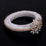 Maxbell Wedding Feast Crystal Napkin Rings Serviette Holder Dinner Table Party Decor