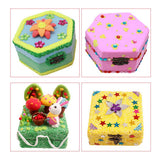 Maxbell Unpainted Plain Wooden Box Arts Crafts Hobbies and Home Décor