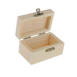 Maxbell Unpainted Plain Wooden Box Arts Crafts Hobbies and Home Décor
