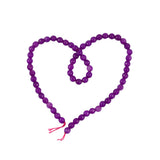 Maxbell 6mm Faceted Round Gemstone Loose Beads Strand 15.5 Inch/ Strand Purple Grape