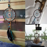 Handmade Dream Catcher with Feathers Car Wall Hanging Decoration Ornament #1