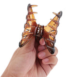 10 Pieces Women Fashion Big Plastic Hair Claw Clamp Jaw Clip Pin Brown