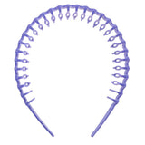 Maxbell 10Pieces Women Girl Candy Color Plastic Teeth Headband Hairband Hair Hoop Accessoy