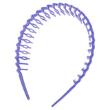 Maxbell 10Pieces Women Girl Candy Color Plastic Teeth Headband Hairband Hair Hoop Accessoy