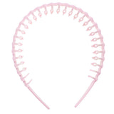 Maxbell 10Pieces Women Girl Candy Color Plastic Teeth Headband Hairband Hair Hoop Accessoy