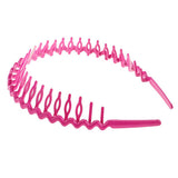 Maxbell 10Pieces Women Girl Candy Color Plastic Teeth Headband Hairband Hair Hoop Accessoy