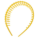 Maxbell 10Pieces Women Girl Candy Color Plastic Teeth Headband Hairband Hair Hoop Accessoy