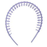 Maxbell 10Pieces Women Girl Candy Color Plastic Teeth Headband Hairband Hair Hoop Accessoy