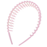 Maxbell 10Pieces Women Girl Candy Color Plastic Teeth Headband Hairband Hair Hoop Accessoy