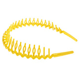 Maxbell 10Pieces Women Girl Candy Color Plastic Teeth Headband Hairband Hair Hoop Accessoy