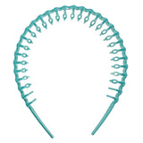 Maxbell 10Pieces Women Girl Candy Color Plastic Teeth Headband Hairband Hair Hoop Accessoy