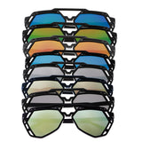 Retro Women Men Polygon Frame Color Lens Outdoor Diving Sunglasses Eyewear 8