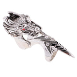 Maxbell Fashion Dragon Head Rings Punk Rock Style Party Rings Men Aolly Ring Jewelry