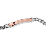 Max Maxb "Keep me in your heart"316L Stainless Steel Couple Bracelet Bangle Rose Gold