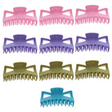 10 Pieces Large Plastic Hair Claw Clip Clamp Women Accessory Head Wear 11cm