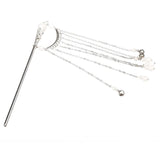 Women Vintage Metal Handmade Tassels Hair Stick Hair Chopsticks Hairpin Pin