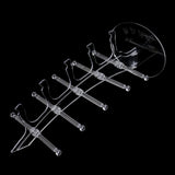 Maxbell 5 Pairs Sunglasses Holder Rack Glasses Show Display Stand Organizer Clear